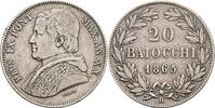 Vatikan 20 Baiocchi Pius IX. (1846-1870) -
