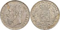 Belgien 5 Francs Leopold II. 1865-1909 -