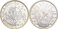 Belgien 10 Euro 60. Jahrestag des Endes des 2. WK. /Phönix als Symbol für den Wiederaufbau -