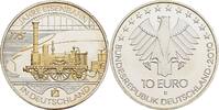 10 Euro 2010 D Deutschland 175 Jahre Eisenbahn in Deutschland offene PP, minim. Rf.