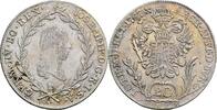20 Kreuzer 1787 B, Kremnitz RDR Österreich Habsburg Joseph II. 1765-190 ss/vz