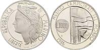 San Marino 1000 Lire Fussball WM Mexiko 1986 -