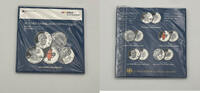 20-Euro Sammlermünzenset (5x20 Euro) 2021 Deutschland  spiegelglanz/prooflike