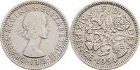 Großbritannien 6 Pence Elizabeth II. -
