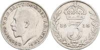 Großbritannien 3 Pence George V. -