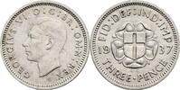 Großbritannien 3 Pence George VI. -