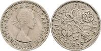 Großbritannien 6 Pence Elizabeth II. -