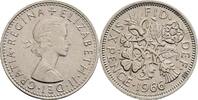 Großbritannien 6 Pence Elizabeth II. -