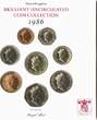 Verenigd Koninkrijk  Groot Brittannië 1986 set met de 2 Pounds Com st