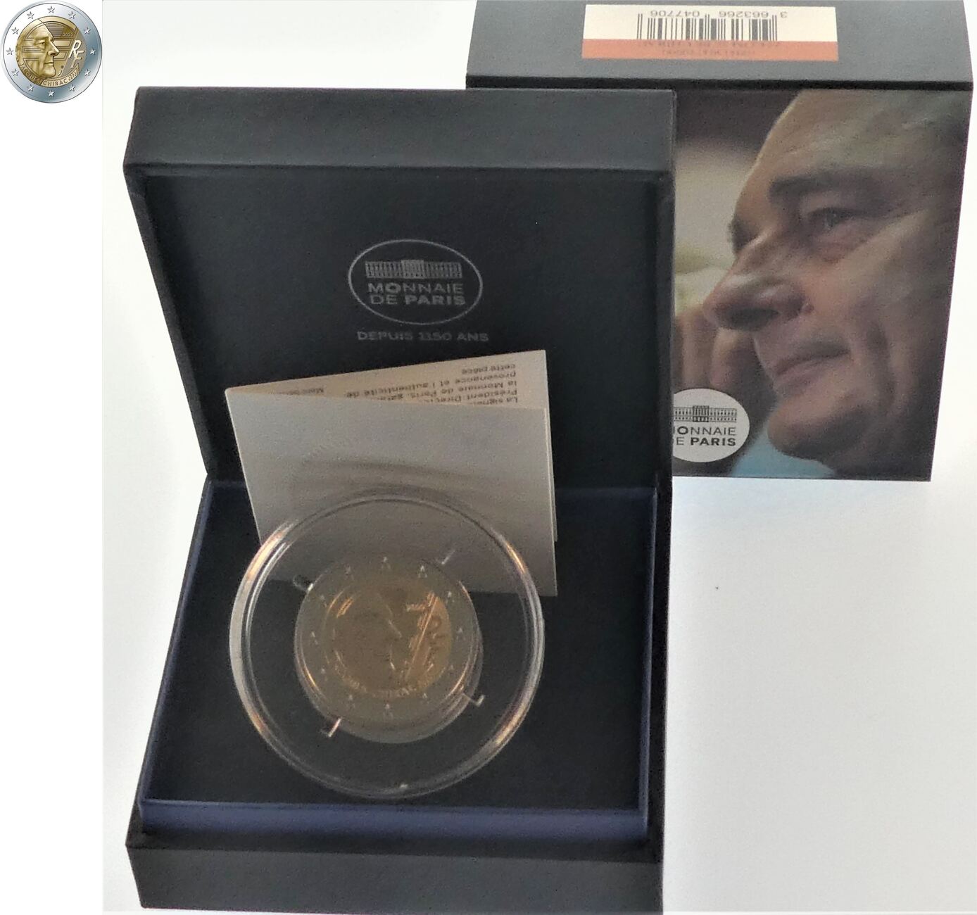 Speciale 2 euromunten 2 euro Frankrijk 2022 'Jacques Chirac' PP