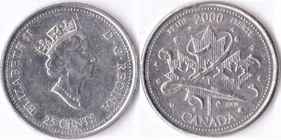 25 Cents Canada 2000 Ide Vz MA Shops 25-cents-canada-2000-ide-vz-ma-shops