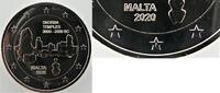 Speciale 2 euromunten 2 euro Malta 2020 Tempel Skorba F in ster -
