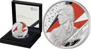 Verenigd Koninkrijk Groot Brittannië 2020 2 Pounds 'David Bowie' 1 ounce silver Gekleurd -