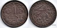 Niederlande Nederland 1941 1 Cent Wilhelmina -
