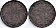 Niederlande Nederland 1939 1 Cent Wilhelmina F+ -