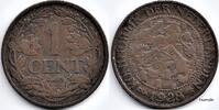 Niederlande Nederland 1928 1 Cent Wilhelmina F- -