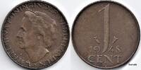 Niederlande Nederland 1948 1 Cent Wilhelmina -