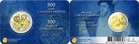 Speciale 2 euromunten 2 Euro België 2021 '500 jaar Carolus V' in coincard Nederlandstalig -