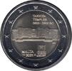 Speciale 2 euromunten 2 euro Malta 2021 Tempel Tarxien met Frans Muntteken -