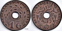 Nederlands-Indië Nederlands Indië 1939 1 Cent Wilhelmina -