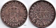 Nederlands-Indië Nederlands Indië 1920 1 Cent Wilhelmina F -