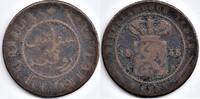 Nederlands-Indië Nederlands Indië 1858 1 Cent Willem III ZG+ -