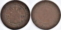 Nederlands-Indië Nederlands Indië 1858 1 Cent Willem III ZG -