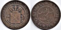 Nederlands-Indië Nederlands Indië 1857 1 Cent Willem III F- -