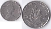 East Caribbean States East Caribbean States 25 Cents 1989 -