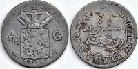 Nederlands-Indië Nederlands Indië 1855 10 Cent Willem III F- -