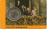 Speciale 2 euromunten 2 euro Nederland 2013 Beatrix & Alexander In coincard Oplage 750 stuks -