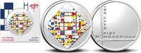 Nederland 2022 Penning 'Holland Coin Fair-Piet Mondriaan' in munthouder. -