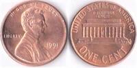 Verenigde Staten United States of America One cent 1991 -