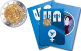 Speciale 2 euromunten 2 euro Malta 2022 'Vrouwen ,vrede en veiligheid' in blister Maximaal 1 per klant -