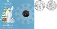 Verenigd Koninkrijk Groot Brittannië 2022 50 Pence 'the Snowman and the snowdog' -