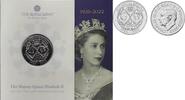 Verenigd Koninkrijk Groot Brittannië 5 Pounds ' 'Queen Elisabeth 1926-' De 1e 5 Pounds met King Charles. -