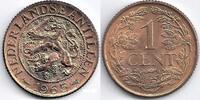  1965 Nederlandse Antillen Nederlandse Antillen 1965 1 Cent Juliana  MISSLAG unz