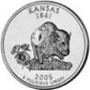 Verenigde Staten U.S.A ¼ Dollar Kansas -