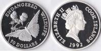 Cook Islands Cook Islands 1992 50 Dollar 'Wild life-Grote IJsvogel' zilver -