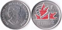 Canada Canada 25 Cents 2009 Cindy Klassen in red -
