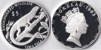 Tokelau Island Tokelau 1993 5 Dinar 'Wild life-Leguaan' Zilver -
