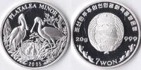 Zuid-Korea Zuid Korea 2005 7 Won 'Wild life-Kleine Lepelaar' Zilver -