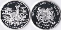 Benin Benin 2004 1000 Franc 'Wild life - Dama-gazelle' Zilver -