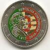 Gekleurde euromunten 2 Euro Portugal 2010 100 jaar Portugal Gekleurd 112/1 -