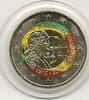 Gekleurde euromunten 2 Euro Portugal 2010 100 jaar Portugal Gekleurd 112/3 -