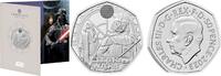 Verenigd Koninkrijk Groot Brittannië 2023 50 Pence 'Star Wars - Darth vader and emporor Palpatine -