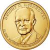 Verenigde Staten U.S.A. 34 th President Dollar Dwight Eisenhouwer -