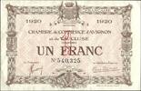 Frankrijk Frankrijk 1920 Chambre de Commerce de DAvignon et de Vaucluse -