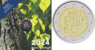 Speciale 2 euromunten 2 Euro Finland 2024 'Stemmen voor democratie' -