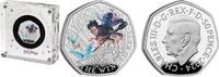 Verenigd Koninkrijk 50 pence Groot Brittannië 2024 50 pence 'Harry Potter - Winged Keys' Zilver Gekleurd -